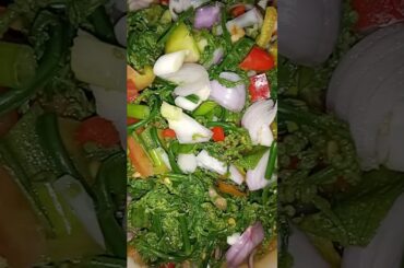 Super Easy Recipe and Healthy Salad Paco Paco Salad ( Fern Leaves) #vegetables #shorts  #easyrecipe