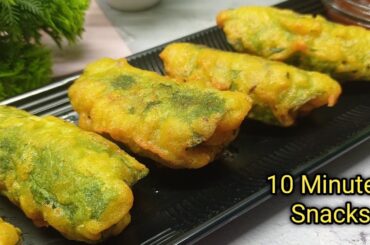 Snacks Recipes|New Healthy Evening Snacks|Snacks Recipe Easy To Make At Home Snacks With Palak