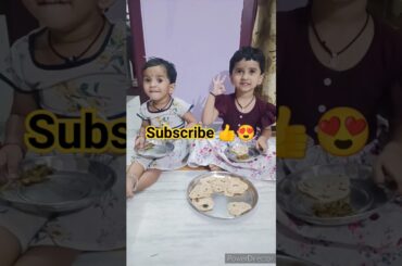 Roti || My sweet daughter Making Chapati's.