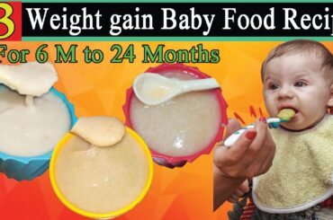 Baby Food recipes for 6 months Healthy Winter Weight gain Rice Cereal Recipes | 6 Months baby food