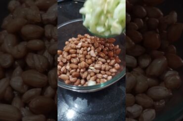 peanut chat || healthy breakfast recipes #peanut #cooking #recipe #food #healthy #trending #shorts