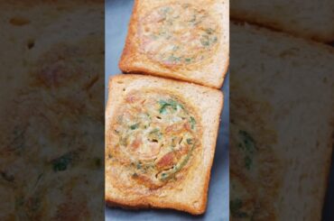 Bread omlette Toast #shortsvideo #breadomelette #toast