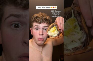 Eating a healthy homemade Big Mac Taco recipe for the day!