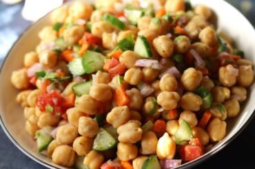 High Protien Chickpea Salad Recipe | weightloss chickpea salad recipe | healthy and tasty recipe