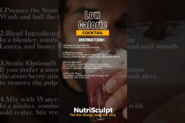 Light Delight: Low-Cal Cocktail Bliss