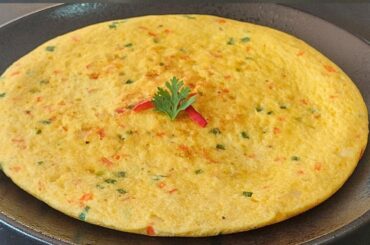 No Meat! No Flour! Tofu Egg Omelette Recipe! Healthy Breakfast Recipe! Keto Recipe