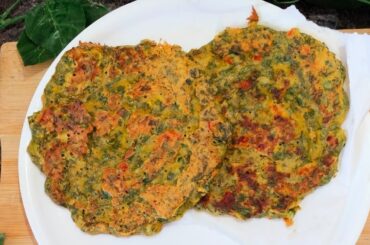 Super Testy & Healthy Breakfast Recipe | Delicious Palak Chilla recipe | Palak Cheela | Nasta Recipe