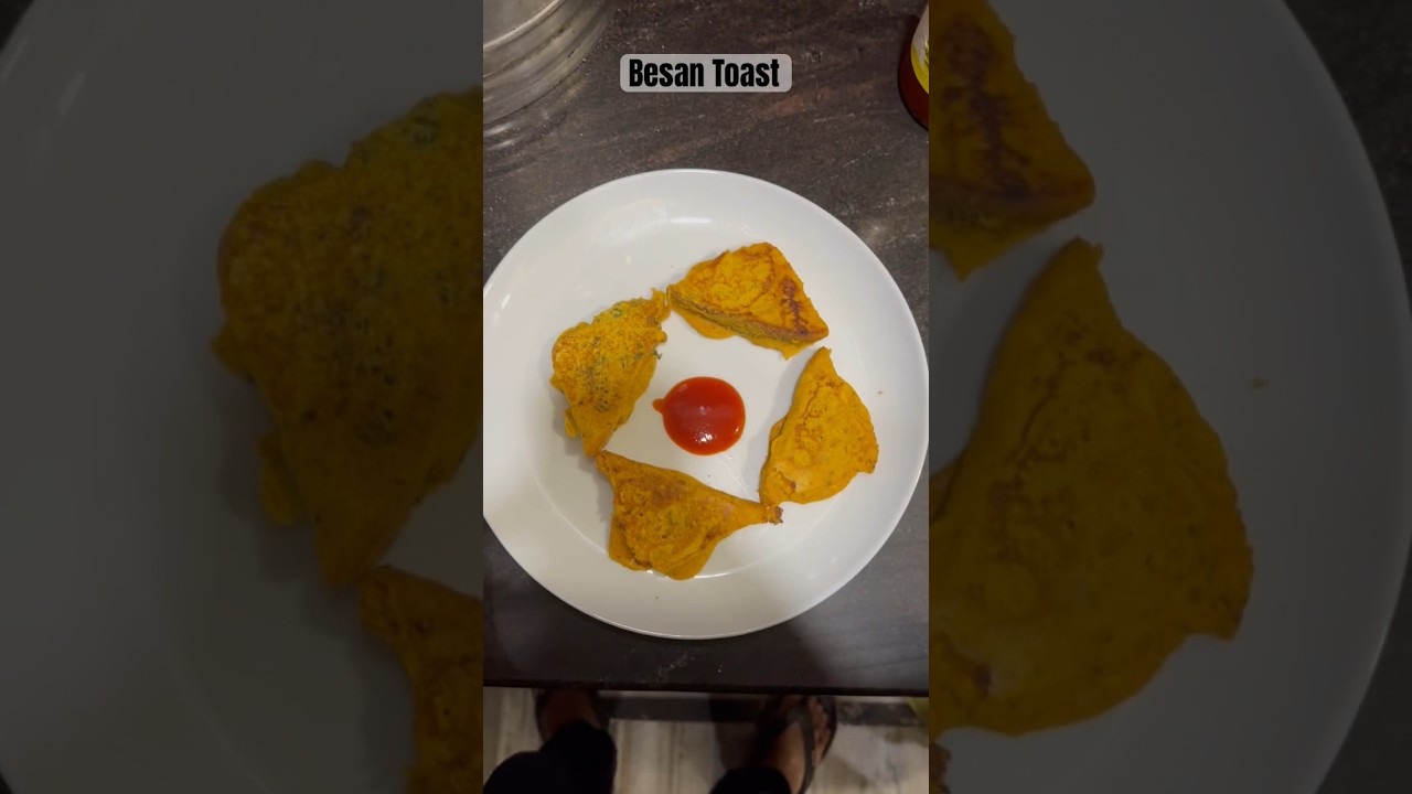 Besan Toast! Easy dinner recipes-1 #healthy #healthyrecipes #youtubeshorts #shortsvideo #besantoast Besan Toast! Easy dinner recipes-1 #healthy #healthyrecipes #youtubeshorts #shortsvideo #besantoast