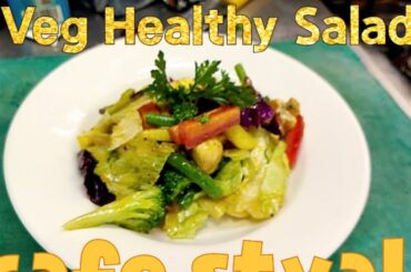 Veg Healthy Salad #salad #saladrecipe #healthy #food #vegetables #saladdressing #video #chef