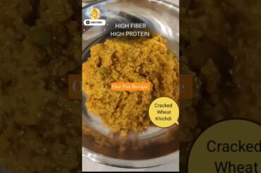 |Healthy Cracked Wheat(Daliya) Recipe|One Pot Recipe|Healthy weightloss Recipes|