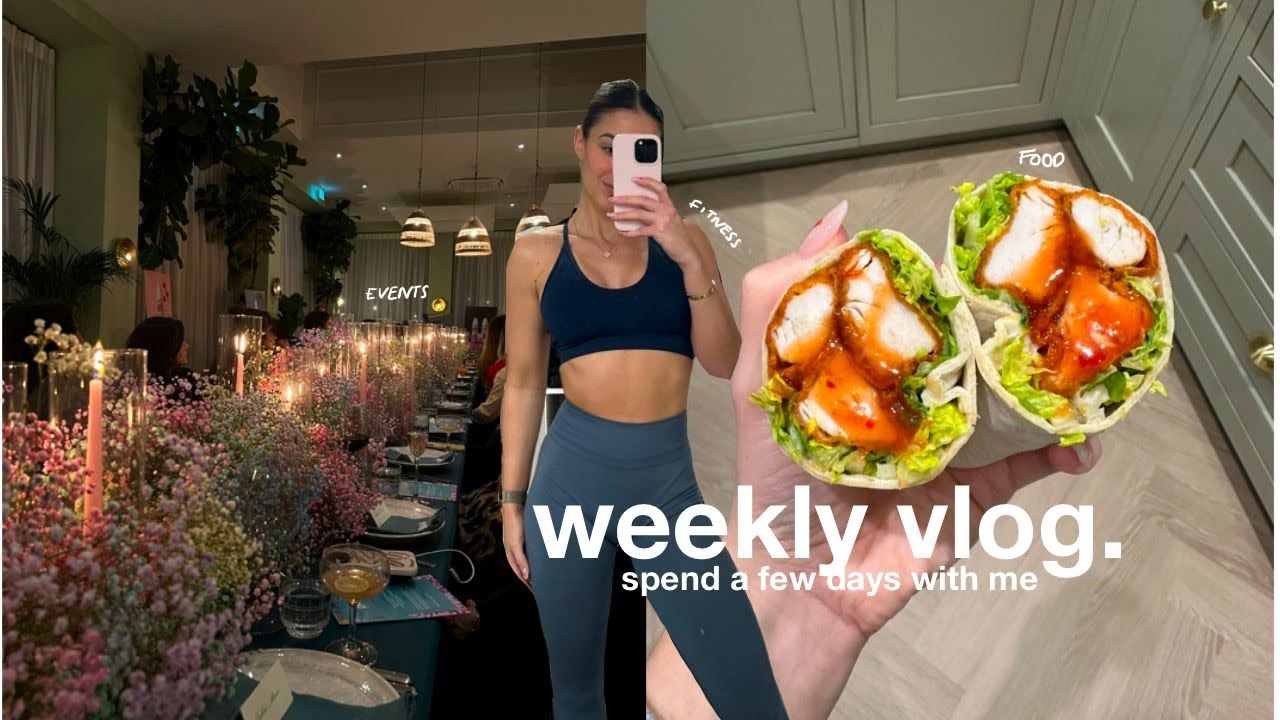 WEEKLY VLOG | healthy recipes, spa event and my workouts WEEKLY VLOG | healthy recipes, spa event and my workouts