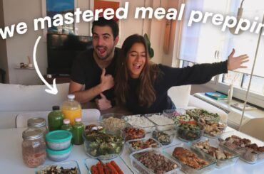 HEALTHY MEAL PREP TUTORIAL |  a week's worth of easy + healthy meals (breakfasts + juices included!)