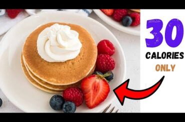 Only 30 calorie pancakes recipe-low calorie pancakes-low calorie breakfast