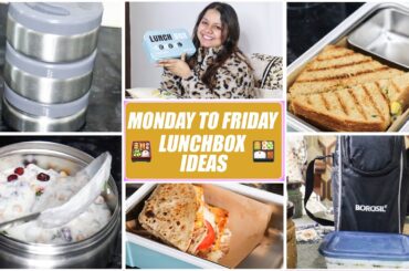 5 Lunch Box Recipes | Monday to Friday Lunchbox Ideas For Office | Shape Up Your Life