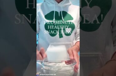 Two minute healthy snack idea! #shorts #twominuterecipe #weightlosstips #fatlosstips