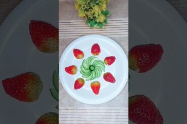 vegetables art l Cucumber carving ideas l salad art #cookwithsidra #cuttingfruit #diy #crafts #short