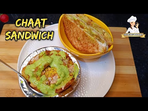 Ab Thele wali Chaat aur Chutney ka Maza Sandwich me | Chaat Sandwich | Chatpati Chaat | Street Food Ab Thele wali Chaat aur Chutney ka Maza Sandwich me | Chaat Sandwich | Chatpati Chaat | Street Food