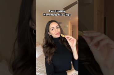 Easy Healthy Homemade Pita Chips #healthy #healthyrecipes #recipe