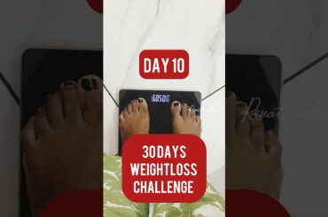 Day 10 of 30 Days Weight loss challenge|#weightloss #weightlossjourney #ashortaday #youtubeshorts