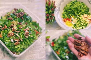 How to make healthy, delicious, and nutritious spinach salad! Recipe By CWMAP Goodies