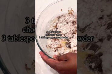 Healthy Vegan Peanut Butter Banana Fudgy Brownies #shorts #recipes #healthy #banana #brownies