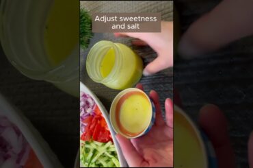 The Ultimate Healthy Salad Dressing You Need to Try Today! #youtubeshortsvideos #saladrecipe