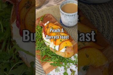 Easy breakfast toast  #peaches #food #recipe #cooking #healthy #breakfast #easyrecipe #fitness #fyp