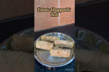 #shorts #ytshorts Kids Simple Lunch Snackbox Recipe Idea #lunchbox #snack/Chappathi Roll/Aloo Masala