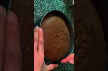 Chocolate Cake without Oven | Chocolate Sponge Recipe #shorts