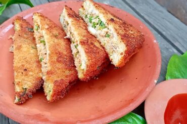 [ASMR] Village Style Chicken Fried Sandwich Making | chicken sandwich recipes | sandwich | Snack's