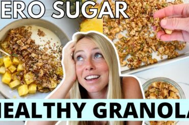 This SIMPLE Healthy Granola Recipe Changed My Breakfast FOREVER