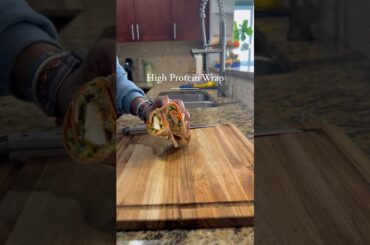 High Protein + Fiber Plant Based Wrap #plantbased #vegan #recipes #healthy #easyrecipe #lunchideas