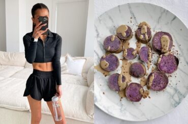 healthy snacks, how my family and i eat, new wellness goals | weekend in my boston life vlog