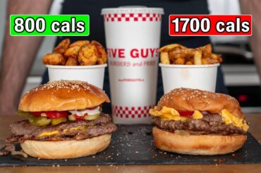 How To Make A Low Calorie Five Guys Burger That Still Tastes Good