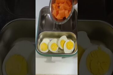 Healthy lunch box for kids #shorts #viral #youtubeshorts #egg #fruits