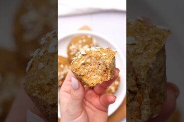 Carrot & Banana Muffins #healthy #recipe #shorts