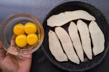 Just Add Eggs With Potatoes(Sweet) Its So Delicious/ Simple Breakfast Recipe/ Cheap & Tasty Snacks