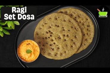 Ragi Set Dosa Recipe | Healthy Breakfast Recipe | Finger Millet Recipes | Ragi Recipes | Breakfast