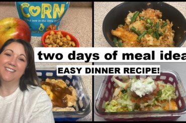 EASY DINNER RECIPE | Two days of meal ideas on WW & Calorie Deficit | High Protein/Low Points
