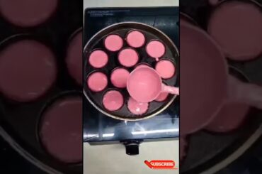 Beetroot kuzhi paniyaram / paniyaram recipe / healthy breakfast / dinner recipes #shorts