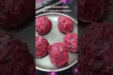 Beetroot Cutlet | Healthy & Tasty Tikki | Beetroot Pathrode Recipe #shorts #youtubeshorts#recipes