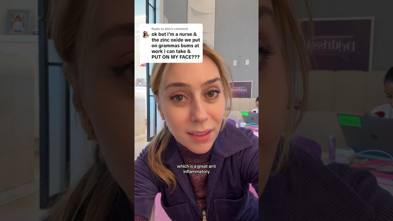 Zinc Oxide for Skin Barrier Repair #shorts Zinc Oxide for Skin Barrier Repair #shorts