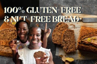 GLUTEN-FREE PEAR & GINGER BREAD: nut free bread recipes, baking recipes | Ep 52 | Creative Phebe