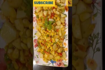 " CHATPATI CORN APPLE SALAD RECIPE"|Weight Loss Salad @Sevenspicesbysarika#youtubeshorts#salad#feed