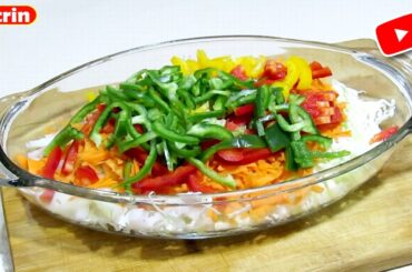 Delicious and healthy cabbage, bell peppers and cranberries salad recipe. #dtrin #healthy #cooking