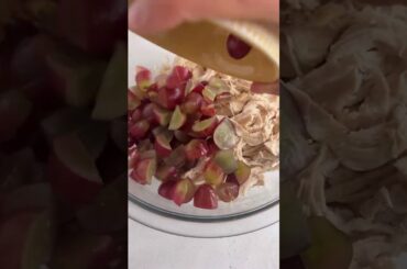 Healthy Chicken Salad with Grapes & Almonds