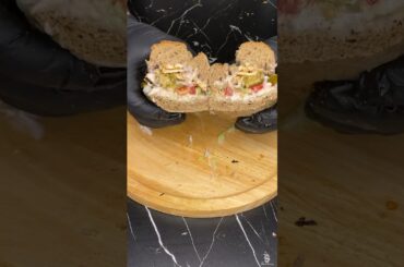 Healthy chicken sandwich without oil#shorts #cooking