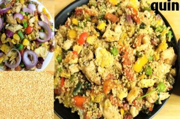 High protein healthy weightloss lunch /dinner recipe|Nonveg quinoa dish #dietfood#healthydiet#quinoa