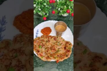 Healthy Breakfast Recipe #vegetableuttapam #sujikanasta #ytshorts #viralvideo @Supriyarecipes