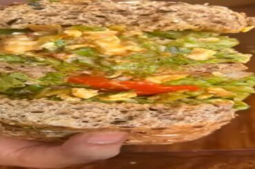 Viral chopped Salad Sandwhich #healthyeating #raitaforbiryani #shorts #short #sandwhich